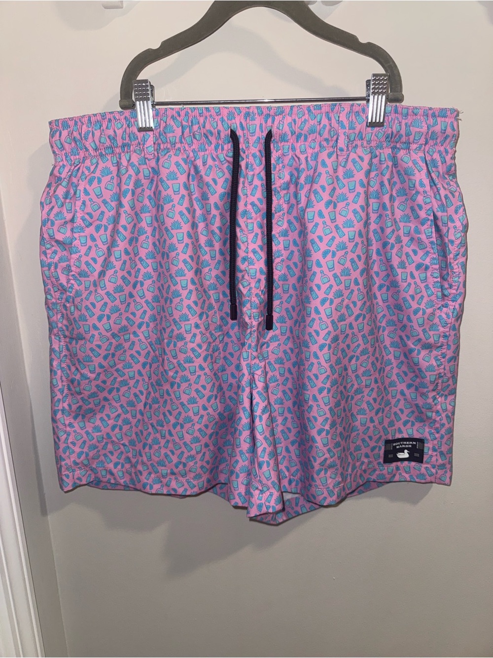 Southern Marsh Pink Swim Shorts